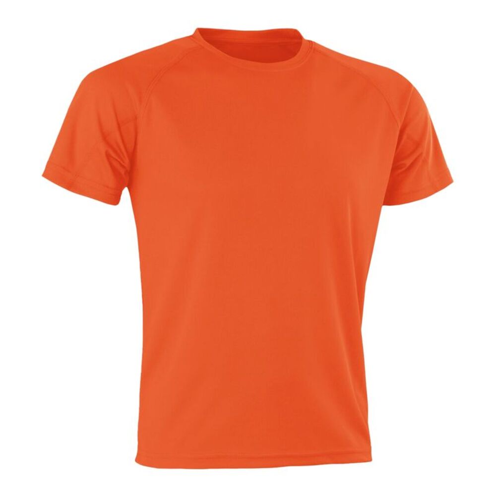 Spiro Mens Aircool T-Shirt / Orange